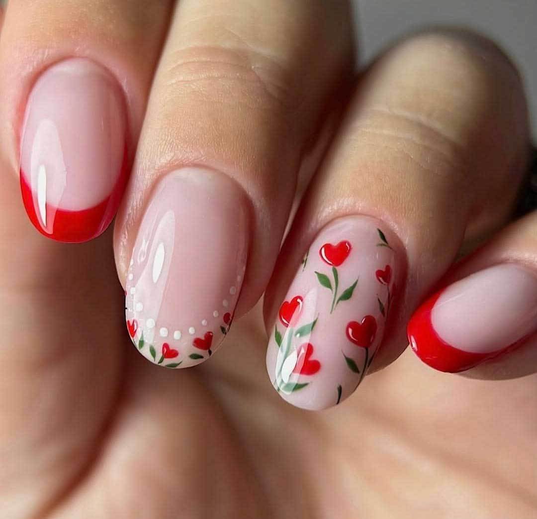 Romantic Floral Nail Art Kit