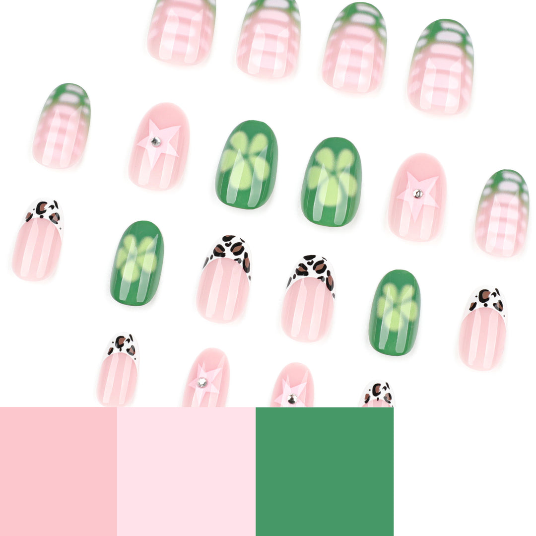 Artificial nail art with floral accents Kalsten