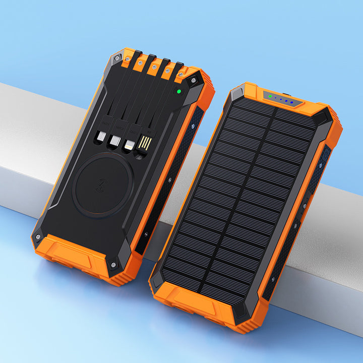 Power bank with solar-powered quick charger Kalsten