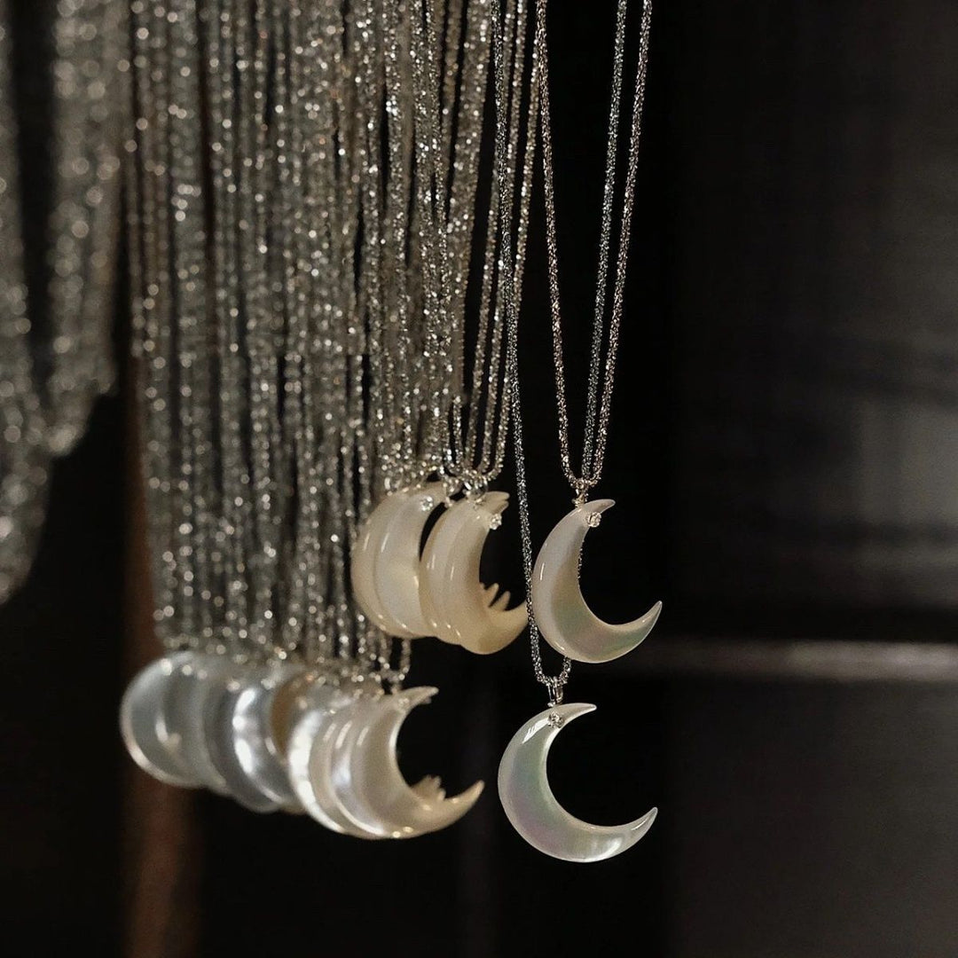 Celestial Moon Pendant Necklace Kalsten