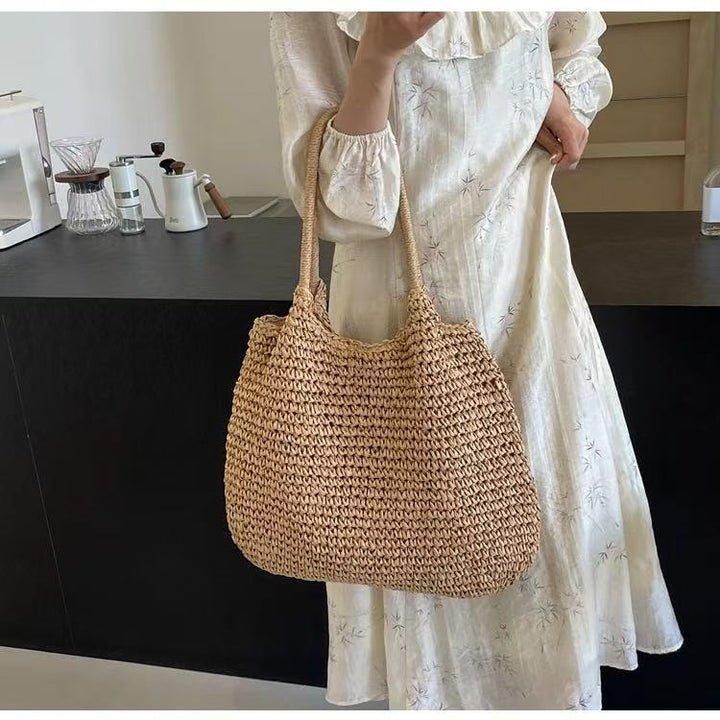 Handmade Raffia Tote Bag Kalsten