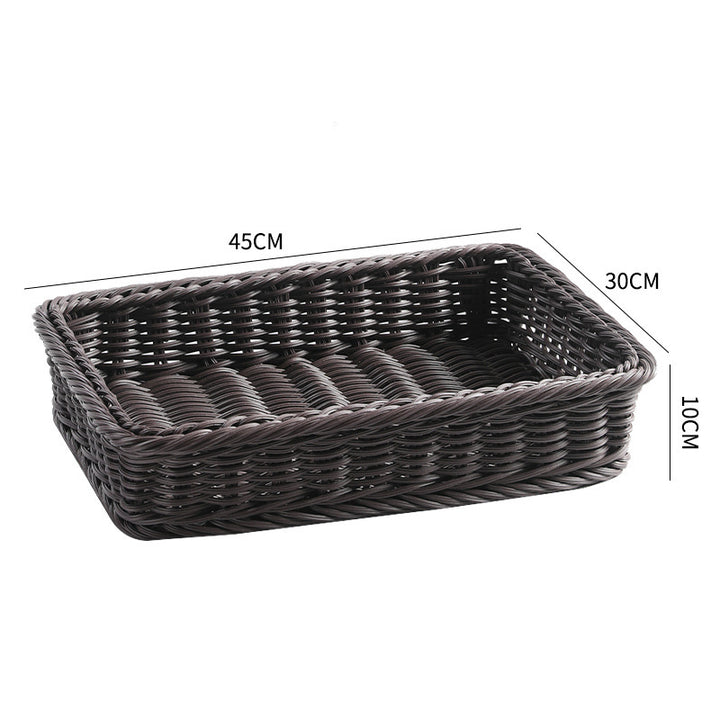 Large Rectangular Woven Storage Tray Kalsten