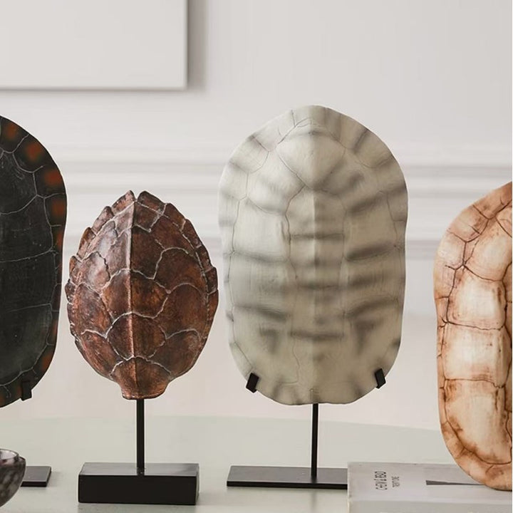 Decorative Turtle Shell Art Sculpture