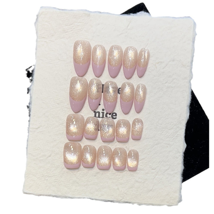 Dreamy Glittery Press-On Nail Set Kalsten