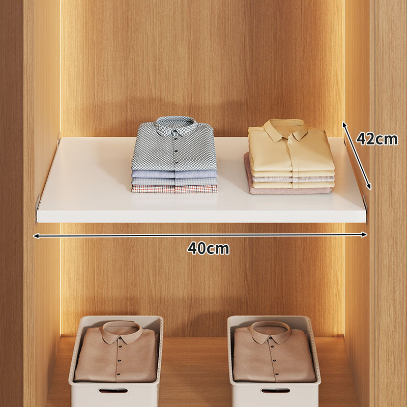 Expandable Hinged Closet Shelf Board