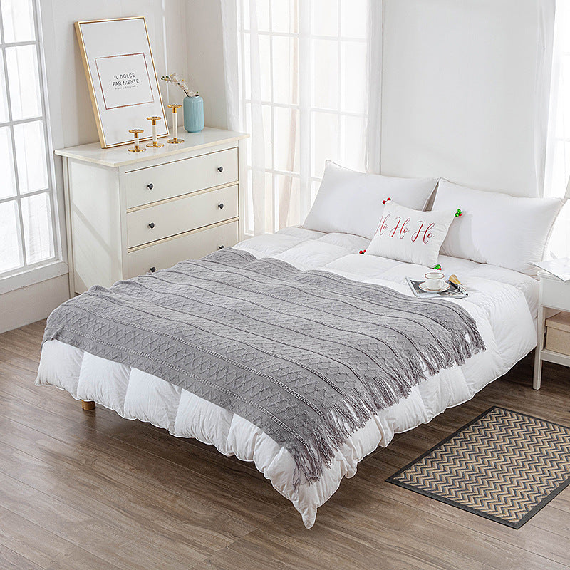 Cozy Knitted Blanket