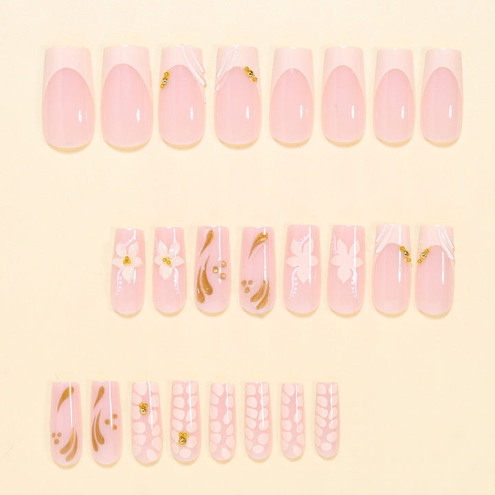 Decorative 3D Floral Nail Art Tips Kalsten
