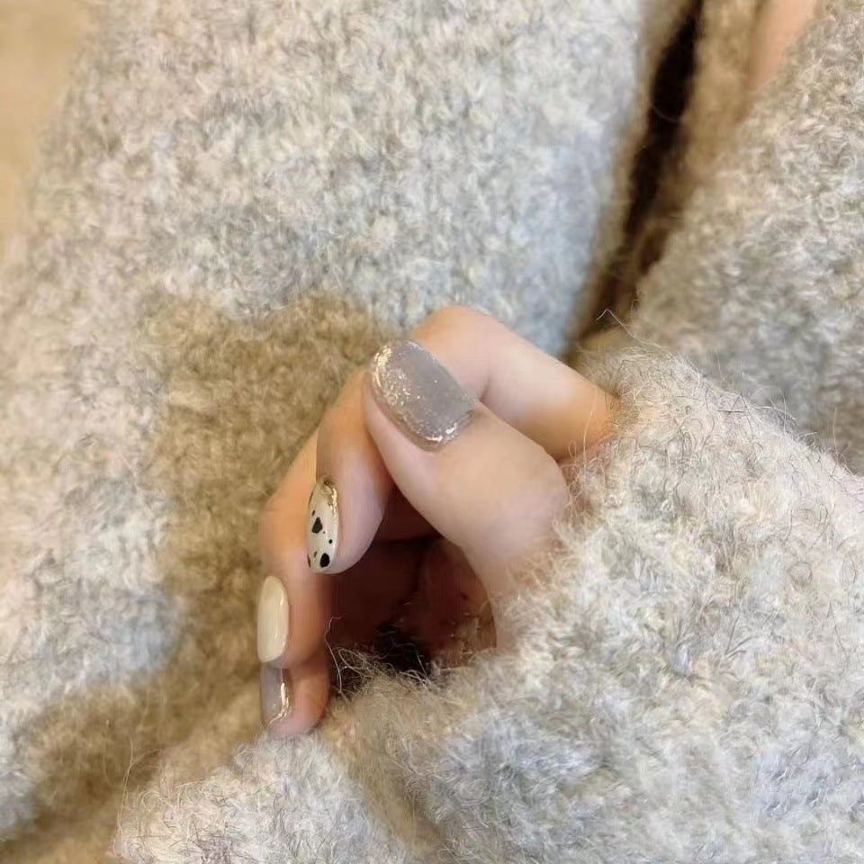Artistic Patterned Press-On Nails