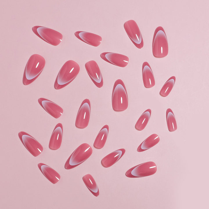 Elegant Almond-Shaped Press-On Nail Set Kalsten