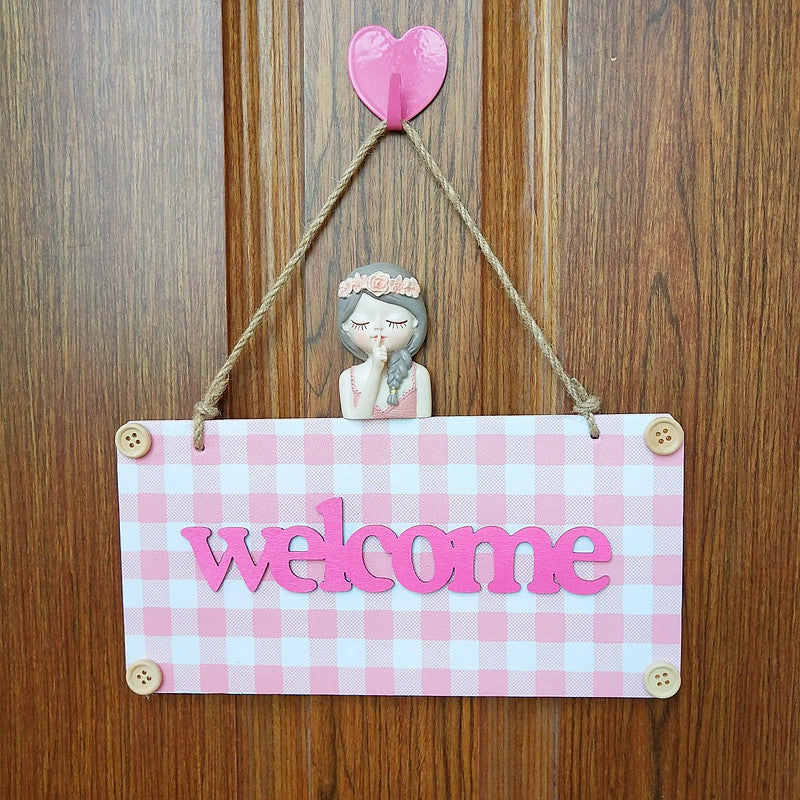 Charming Welcome Wall Sign Decorative Plaque