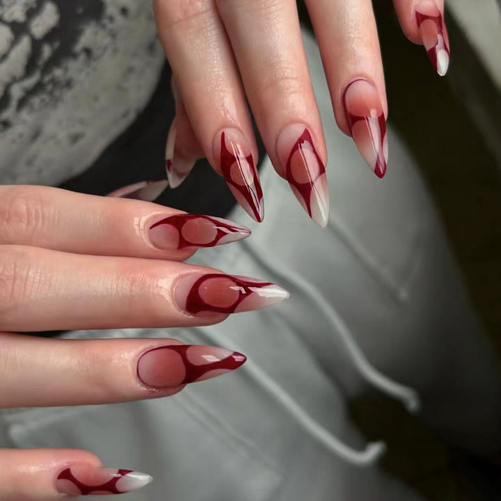 Artificial Stiletto Fingernails with Elegant Design Kalsten