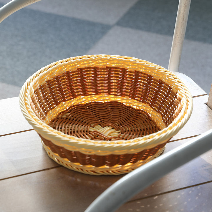 Unisex Handwoven Decorative Basket with Natural Shape Kalsten