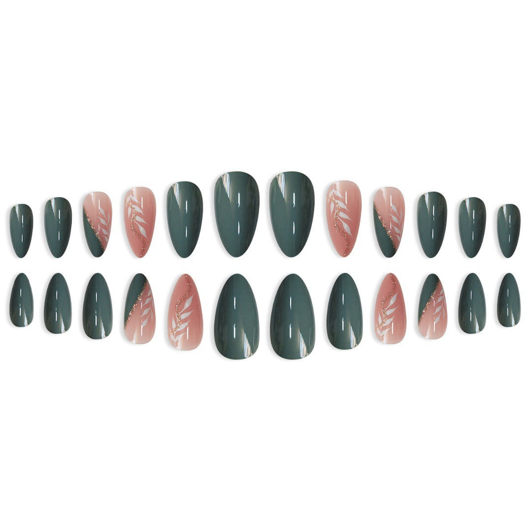 Elegant Almond-Shaped Press-On Nail Extensions Kalsten