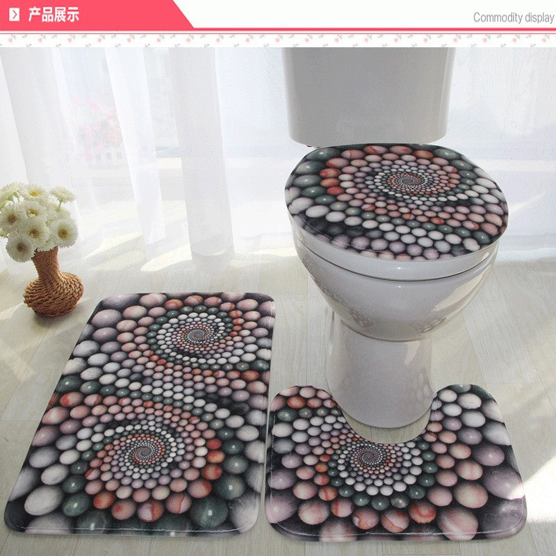Artistic Bathroom Mat Set Kalsten