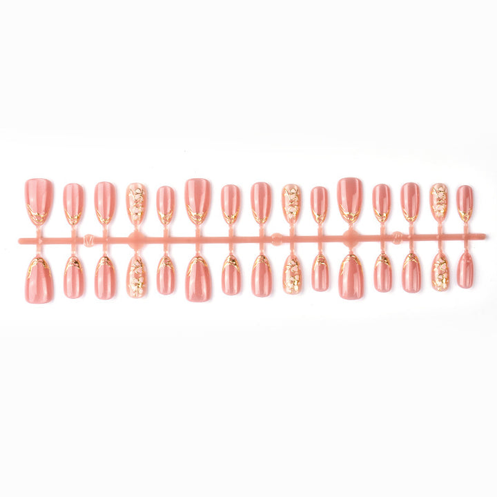 Elegant Floral-Inspired Press-On Nail Art Set Kalsten