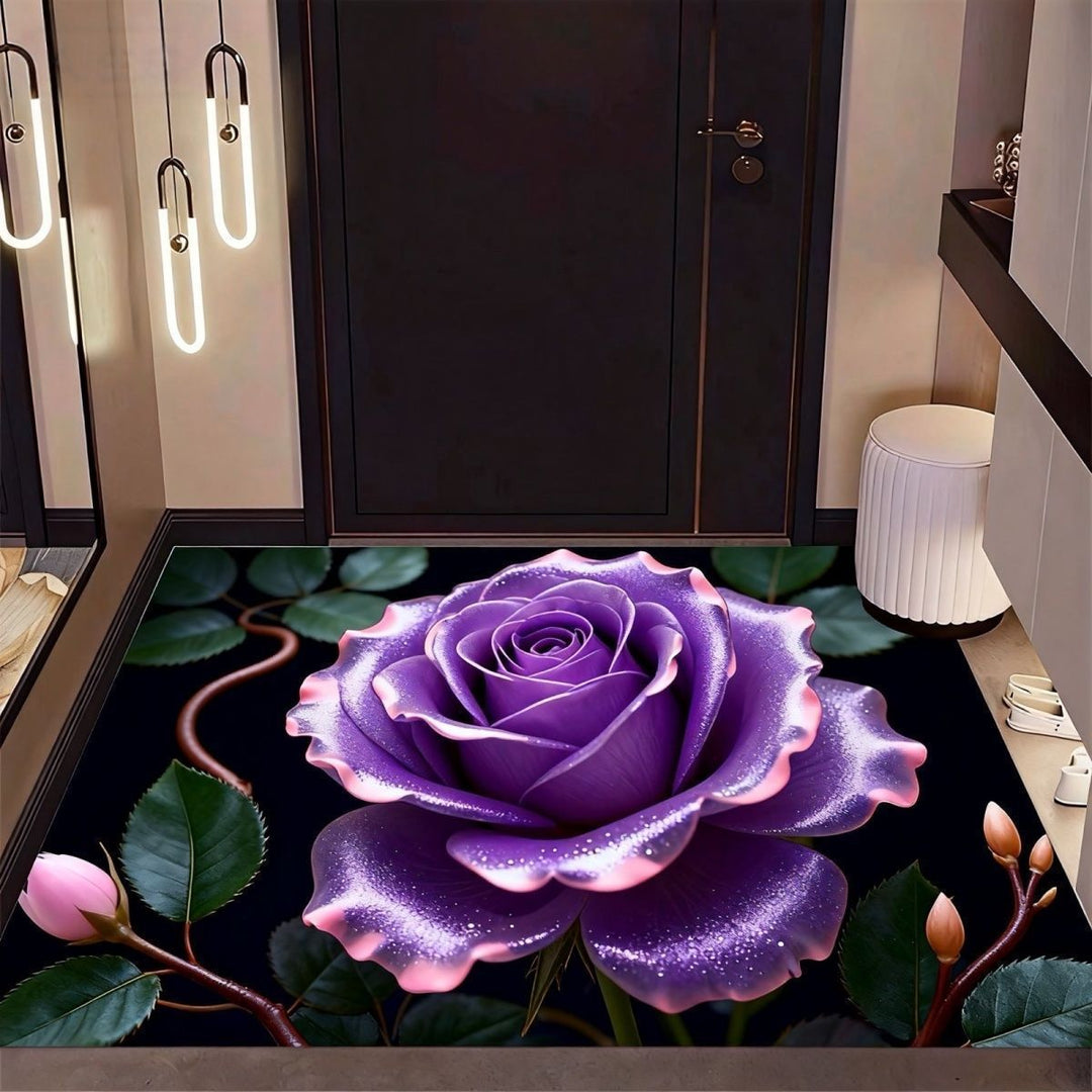 Floral Design Area Rug