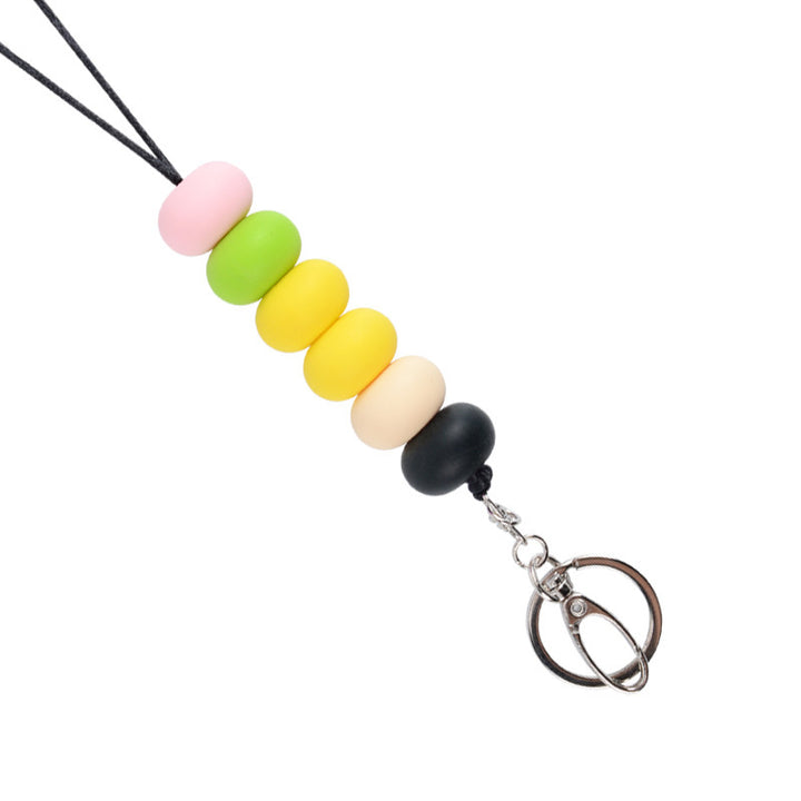 Colorful Beaded Keychain Holder Kalsten