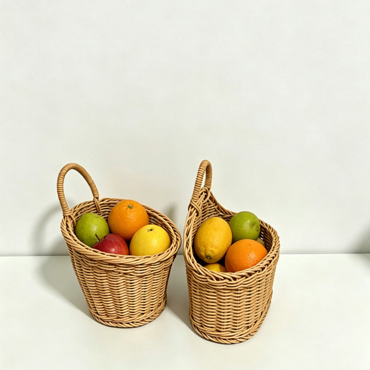 Handwoven Natural Storage Basket Kalsten