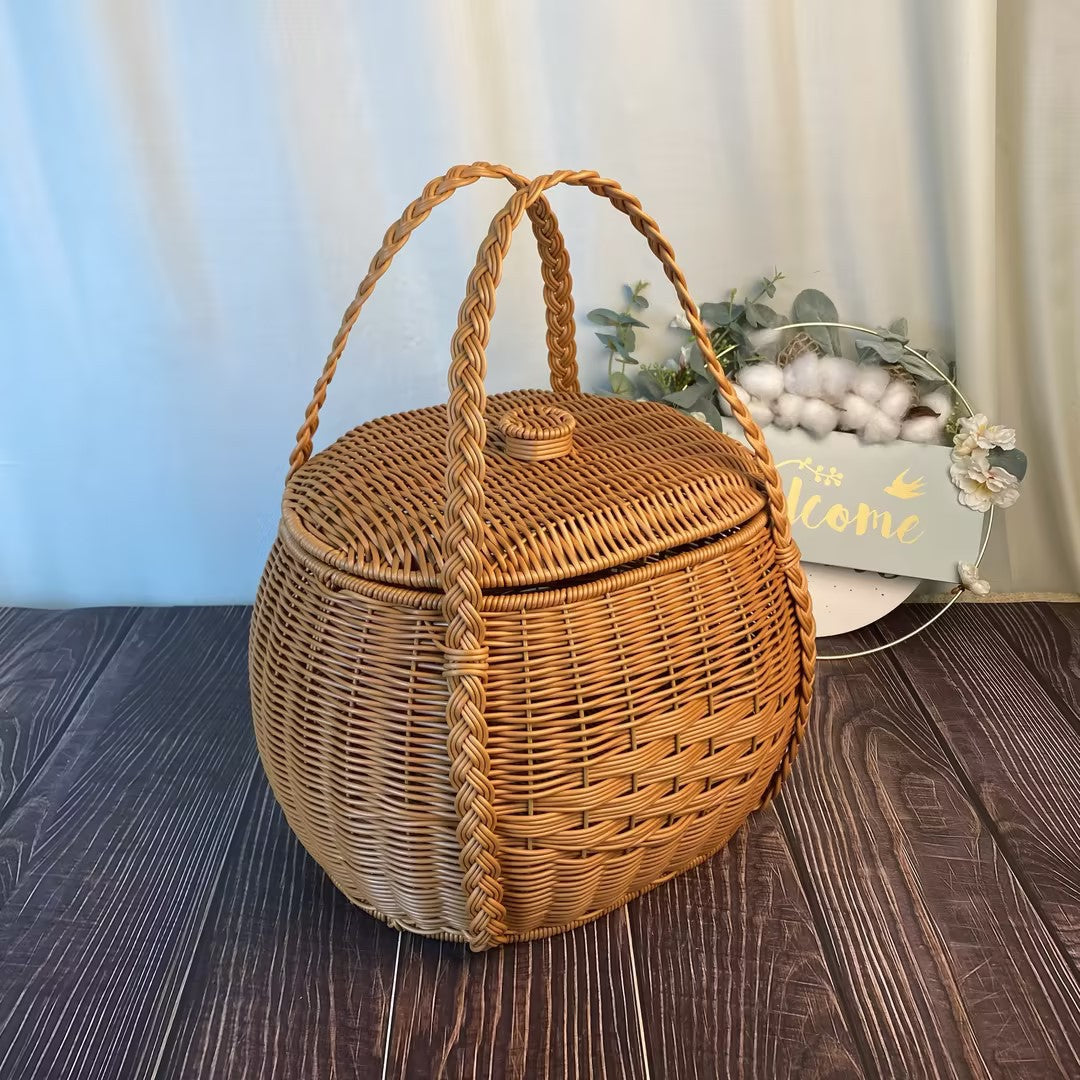 Handcrafted Woven Storage Basket Kalsten