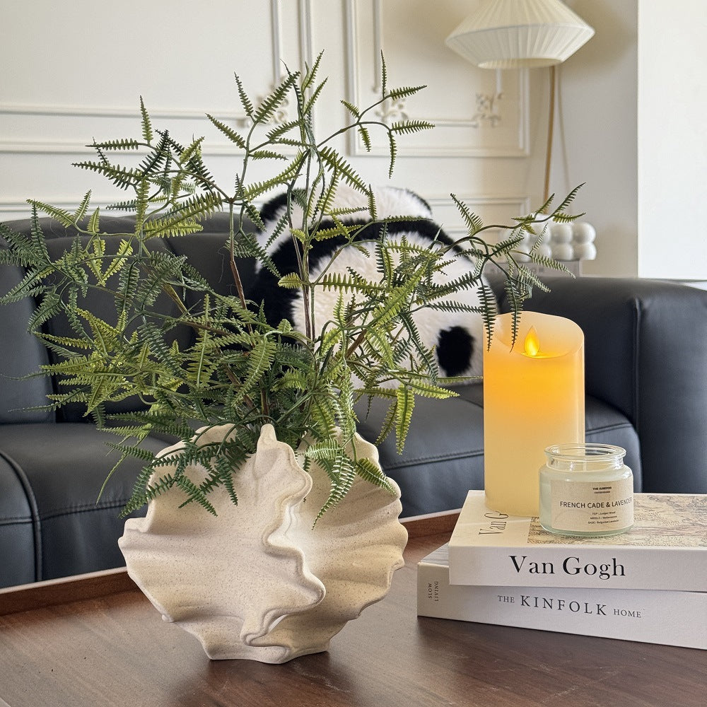 Decorative Shell-Inspired Centerpiece