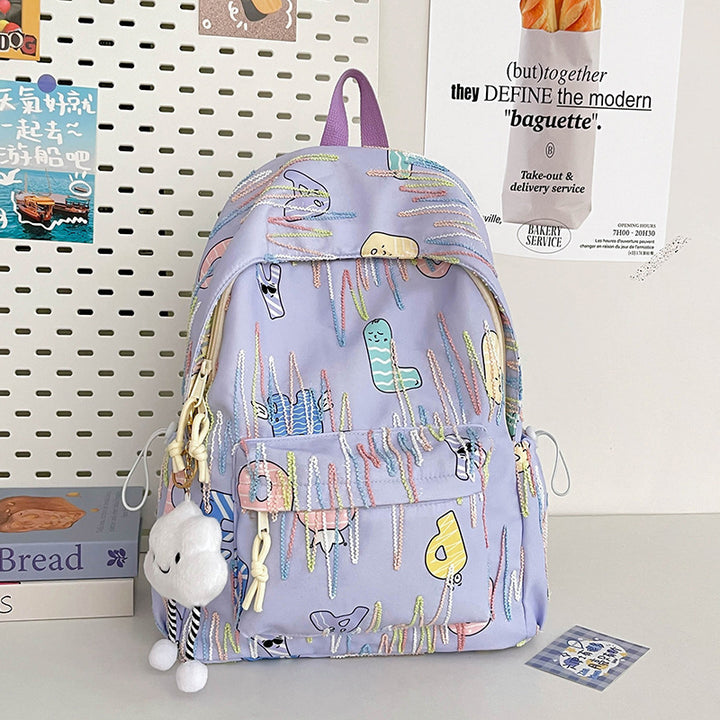 Fun Patterned School Backpack