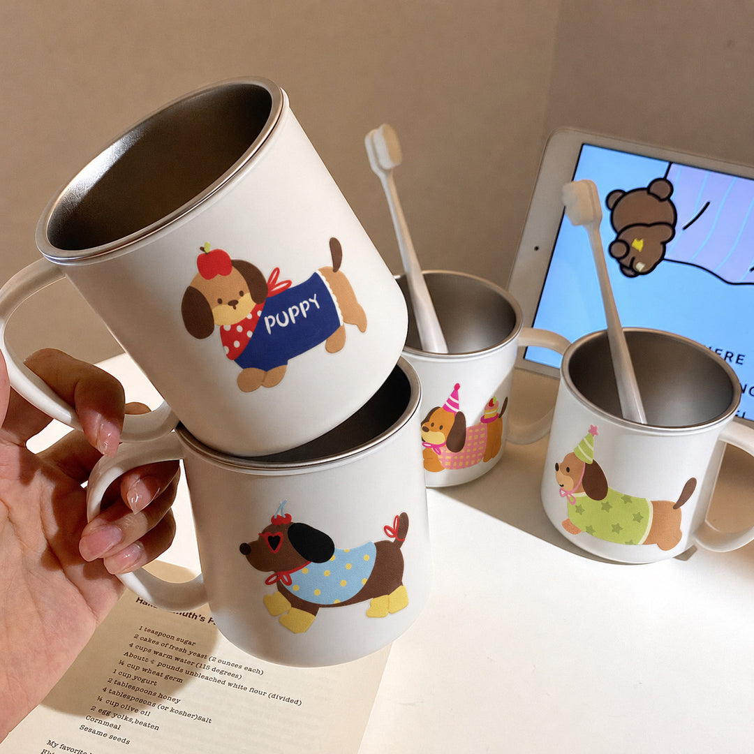 Ceramic mug with charming dog motif Kalsten