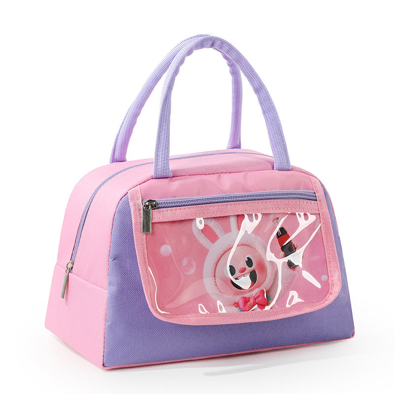 Cute Cat-Themed Insulated Lunch Carrier