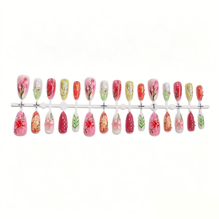 Artistic Floral Design Nail Set Kalsten