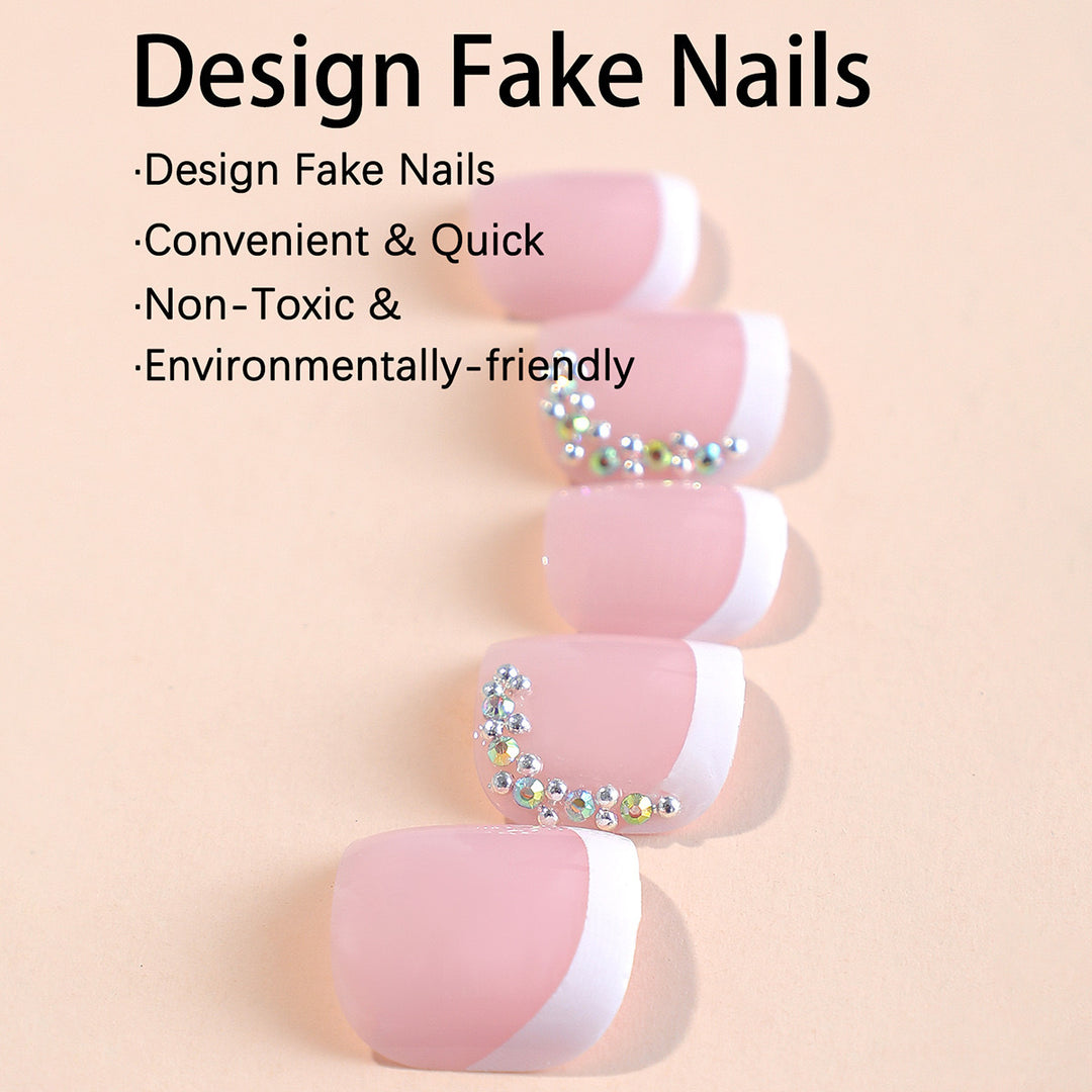 Nail Art Set with Glitter Accents Kalsten