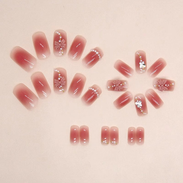 Artificial nails with perforated flower pattern Kalsten