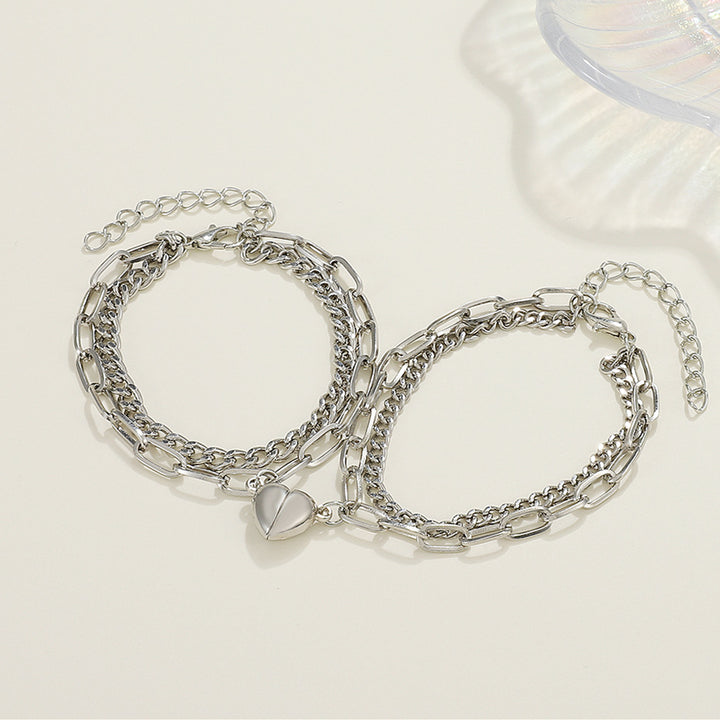 Layered Chain Bracelet Set Kalsten