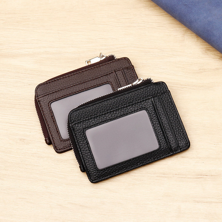 Zippered Leather Cardholder kalsten