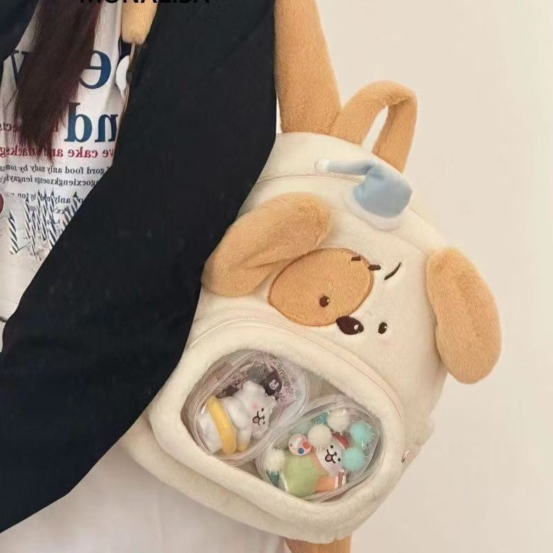 Backpack with Clear Viewing Window and Animal Design Kalsten