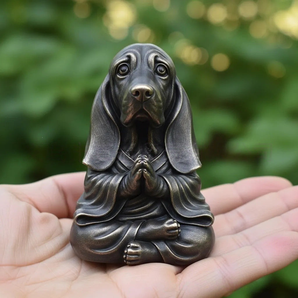 Decorative Meditating Dog Figurine Kalsten