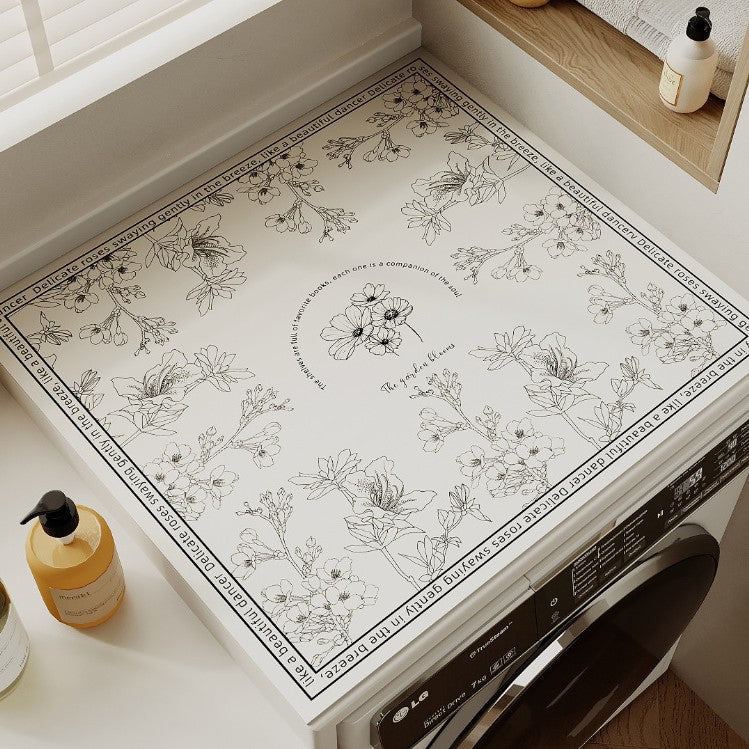 Decorative Laundry Counter Mat