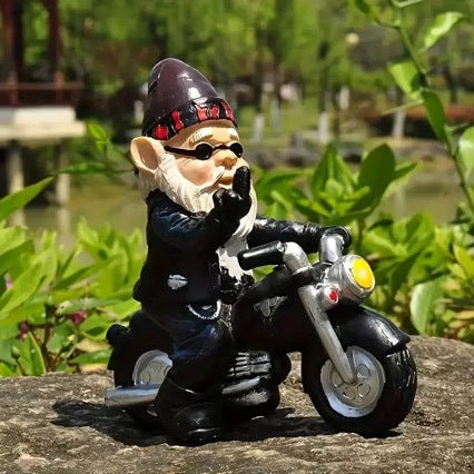 Garden figure in motorcycle look Kalsten