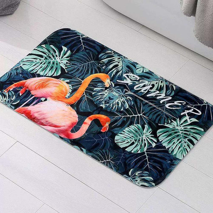 Stylish Motivational Quote Bath Mat