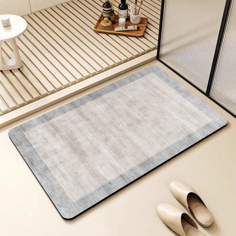 Non-Slip Geometric Pattern Bathroom Mat Kalsten