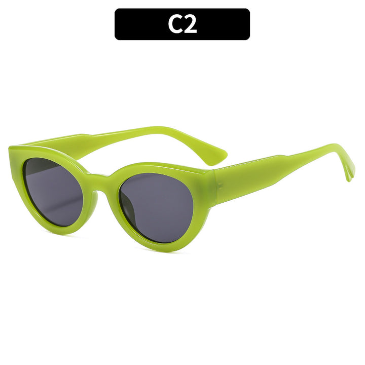 Cat-Eye Sunglasses with Stylish Elegant Frame