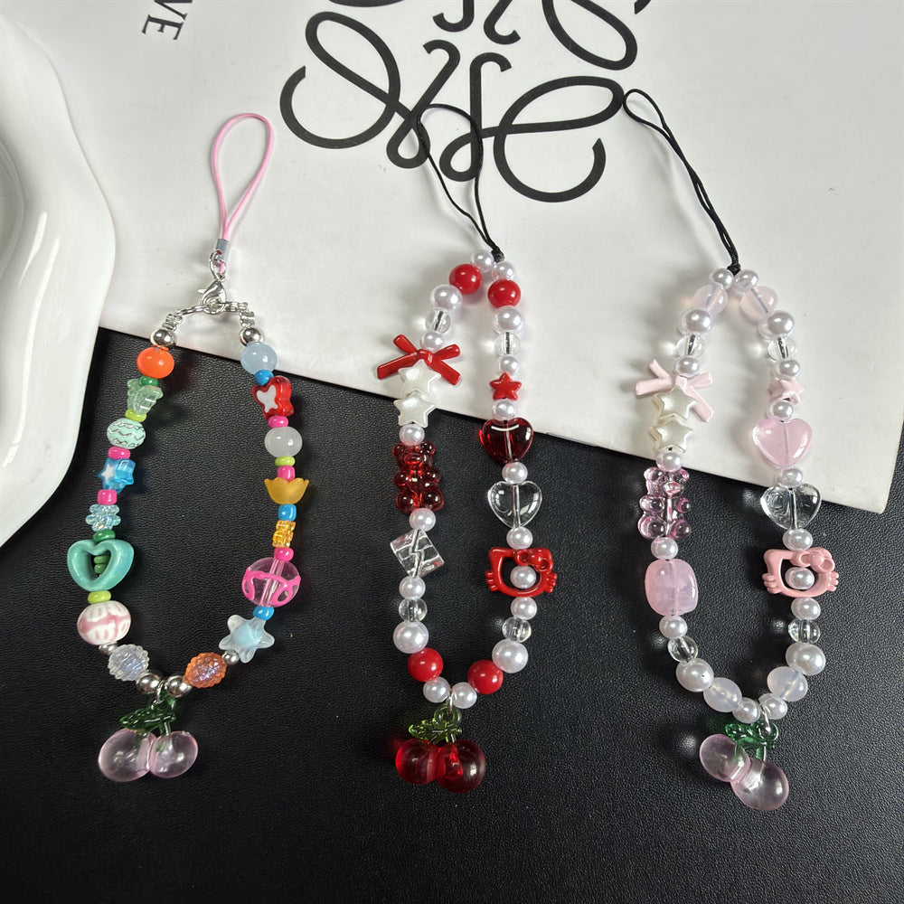 Cute Beaded Charm Necklace Kalsten