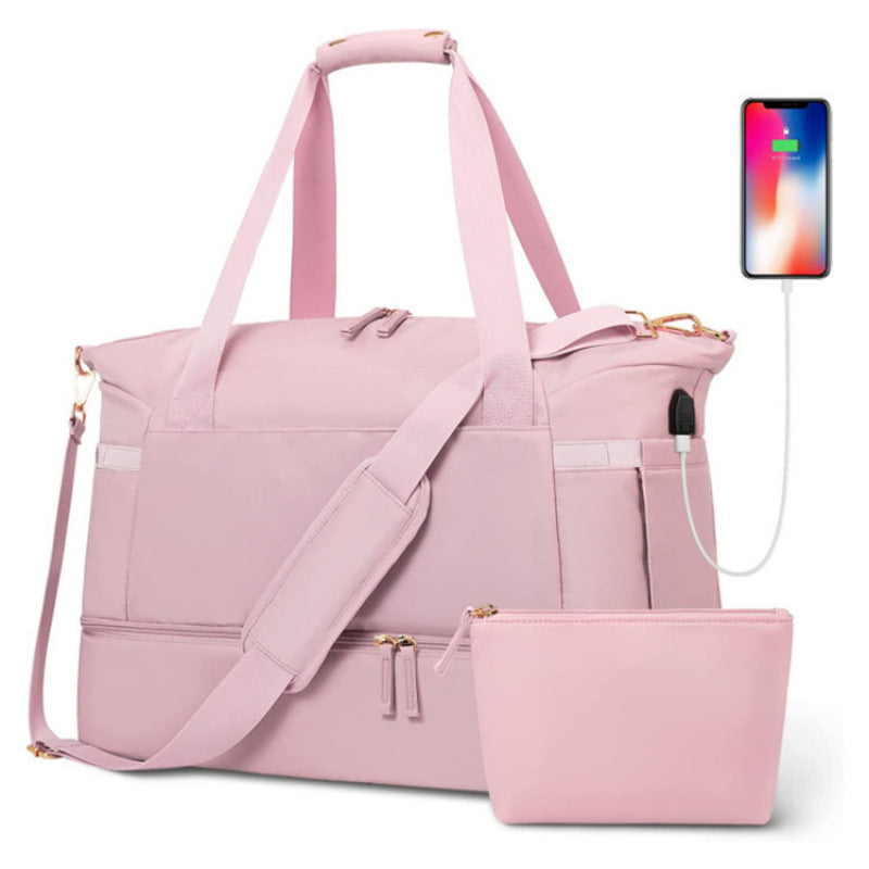 Multifunctional Tote Bag with Removable Cosmetic Bag Kalsten