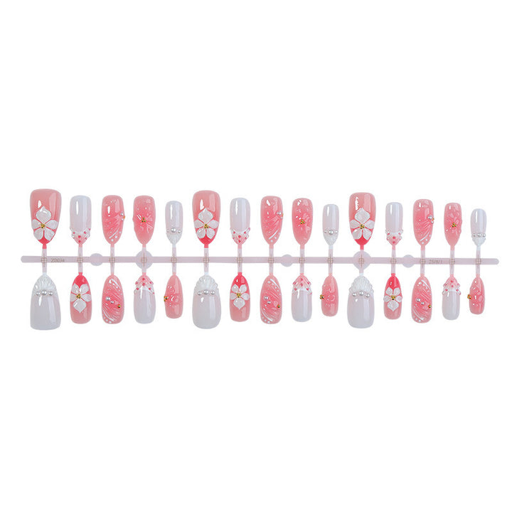 Artistic Floral Press-On Nail Collection kalsten