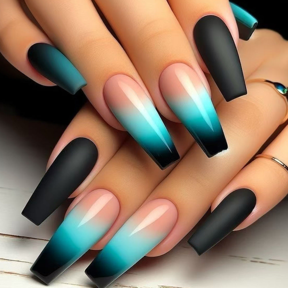 Ombre Matte Press-On Nails Kalsten