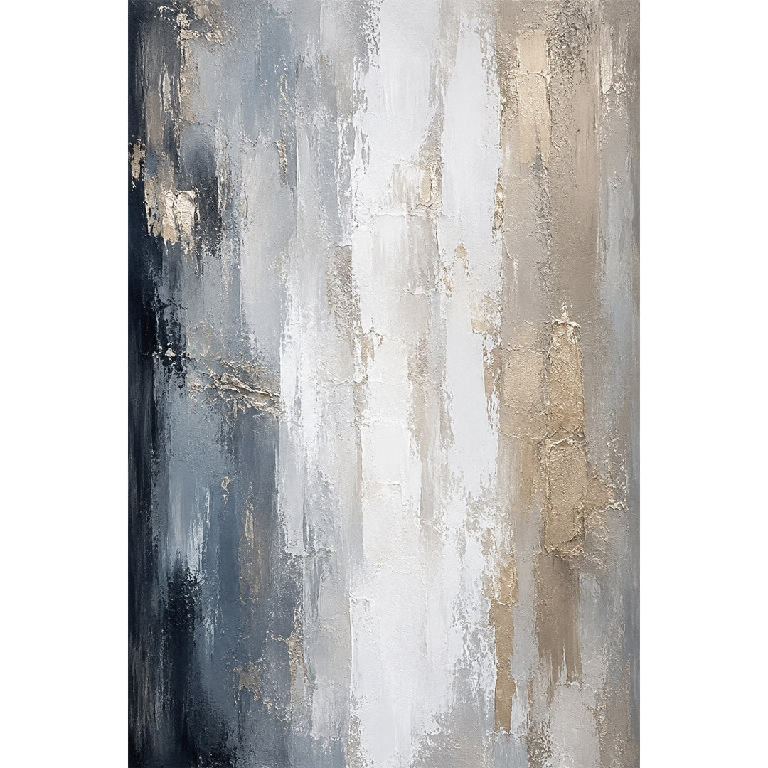 Modern Textured Abstract Canvas Artwork for Walls