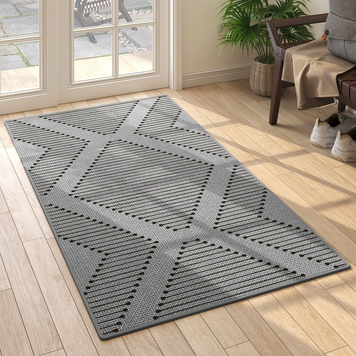 Artistic Geometric Indoor Area Mat Kalsten