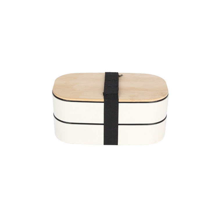 Layered Bento Lunch Box with Bamboo Lid