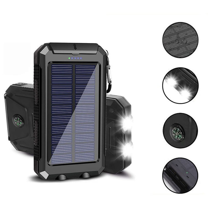 Solar-powered power bank with dual USB connection Kalsten