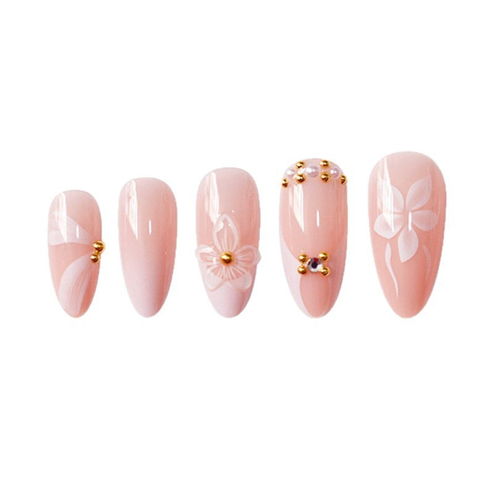 Floral 3D Decorative Press-On Nails Kalsten