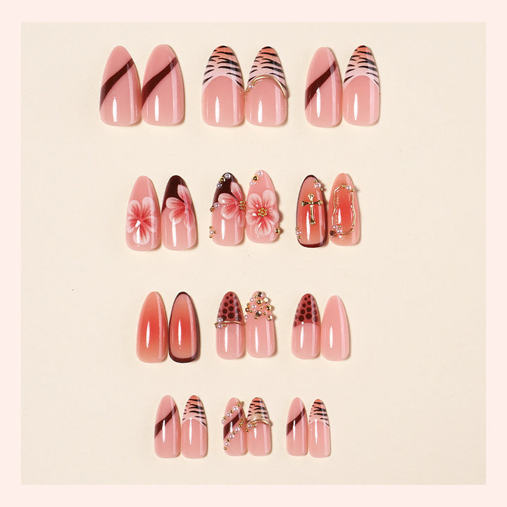 Floral Articulate Press-On Nail Set Kalsten