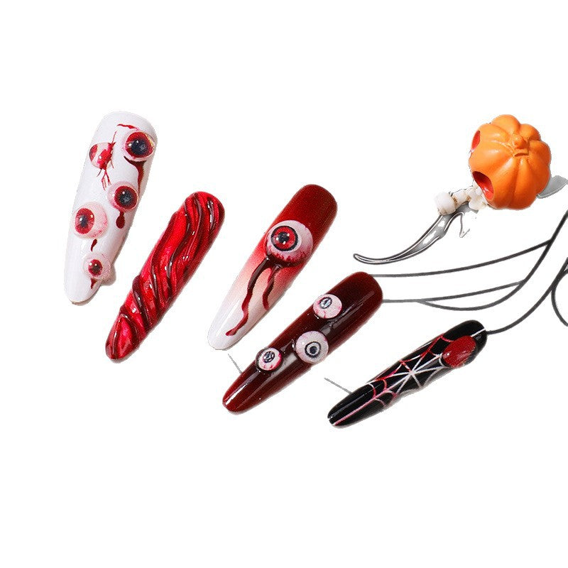 Creative Halloween-Themed Press-On Nail Set Kalsten